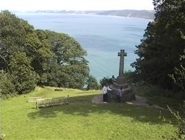 The War Memorial in Mount Pleasant Gardens, Clovelly, 17.7 miles into the ride